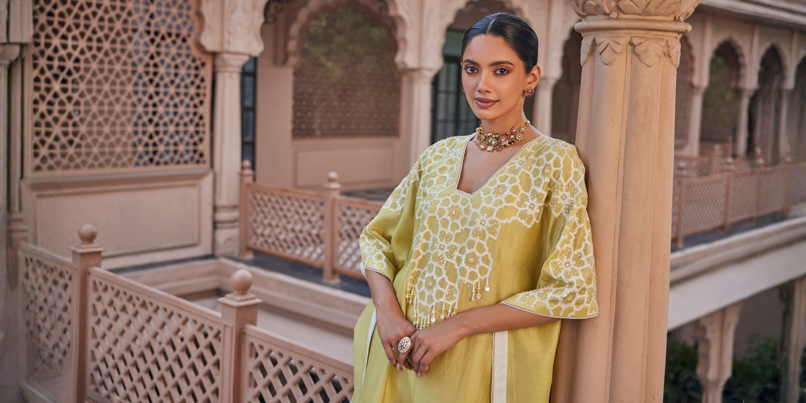 Designer Kaftan Dress