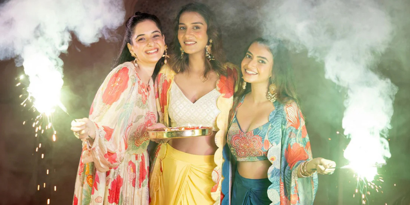 Indo Western Diwali Outfits 