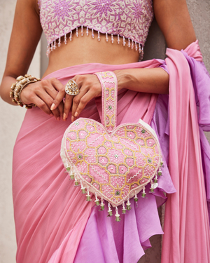 Pink Sorbet Drape Saree