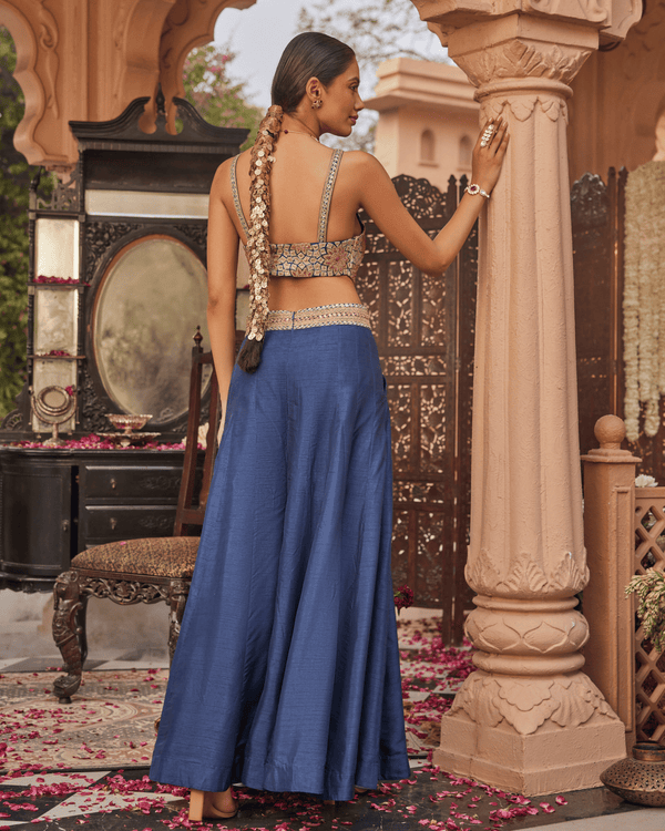 Royal Jade Navy Jumpsuit