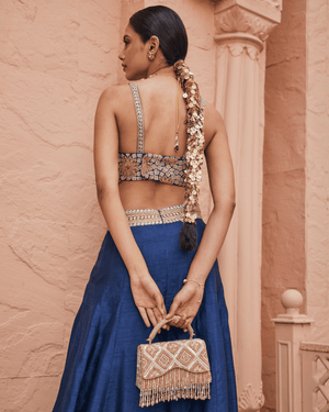 Royal Jade Navy Jumpsuit