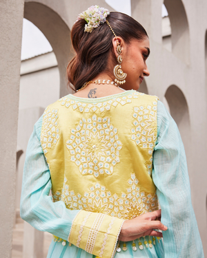 Modern Muse Anarkali Jacket Churidar