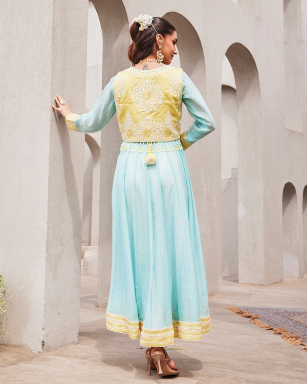 Modern Muse Anarkali Jacket Churidar