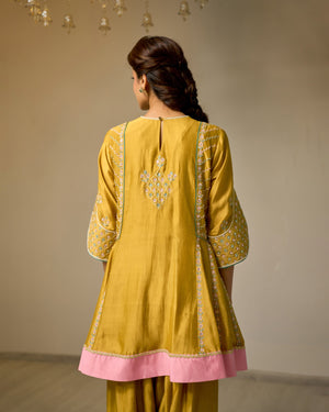 Amber & Rose Chanderi Suit Set