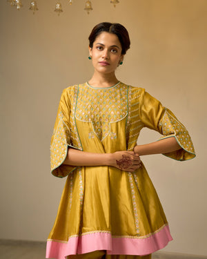Amber & Rose Chanderi Suit Set