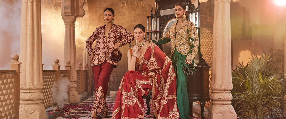 CREOLE Evara Collection banner showcasing soft premium fabrics and handcrafted designer outfits for women