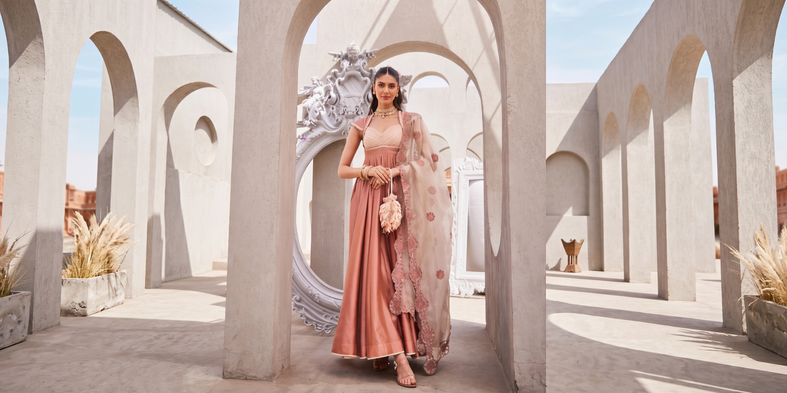 Mehendi outfit for women