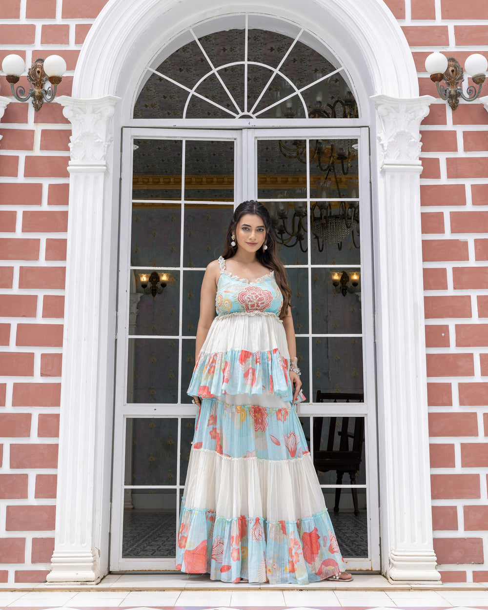 Layered Peplum With Skirt