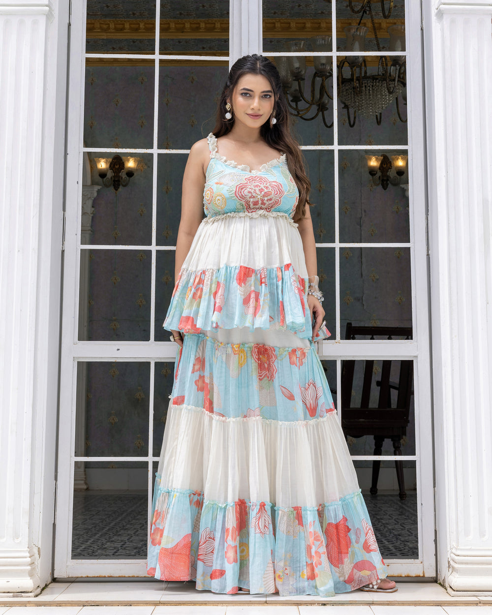 Layered Peplum With Skirt