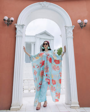Coastal Drift Kaftan Set