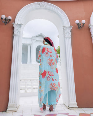 Coastal Drift Kaftan Set