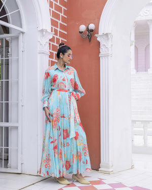 Serene Power Shirt Dress