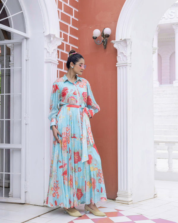 Serene Power Shirt Dress