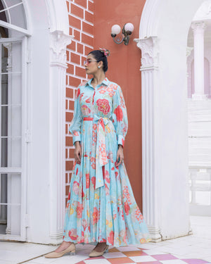 Serene Power Shirt Dress