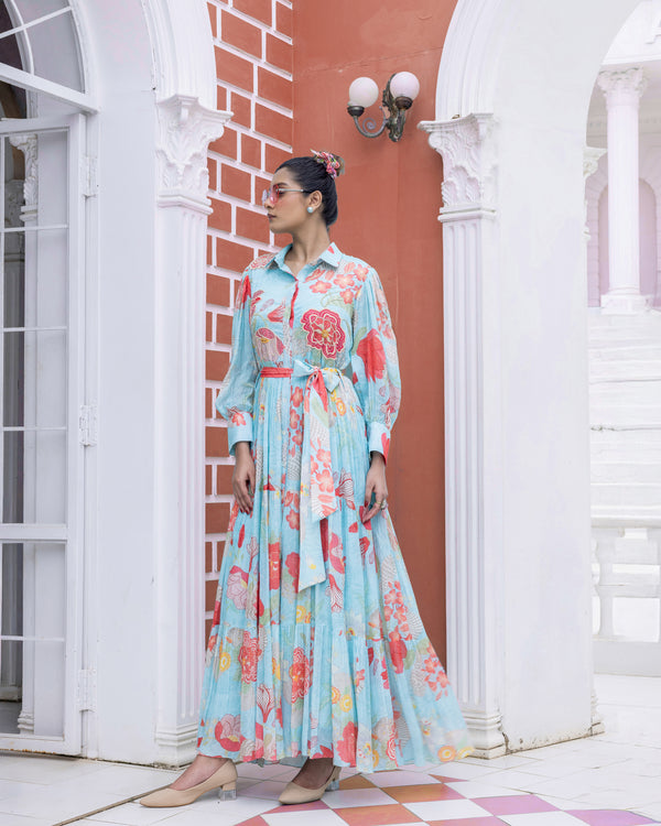Serene Power Shirt Dress