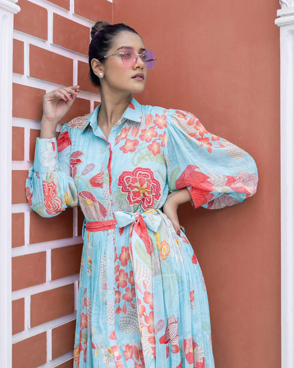 Serene Power Shirt Dress