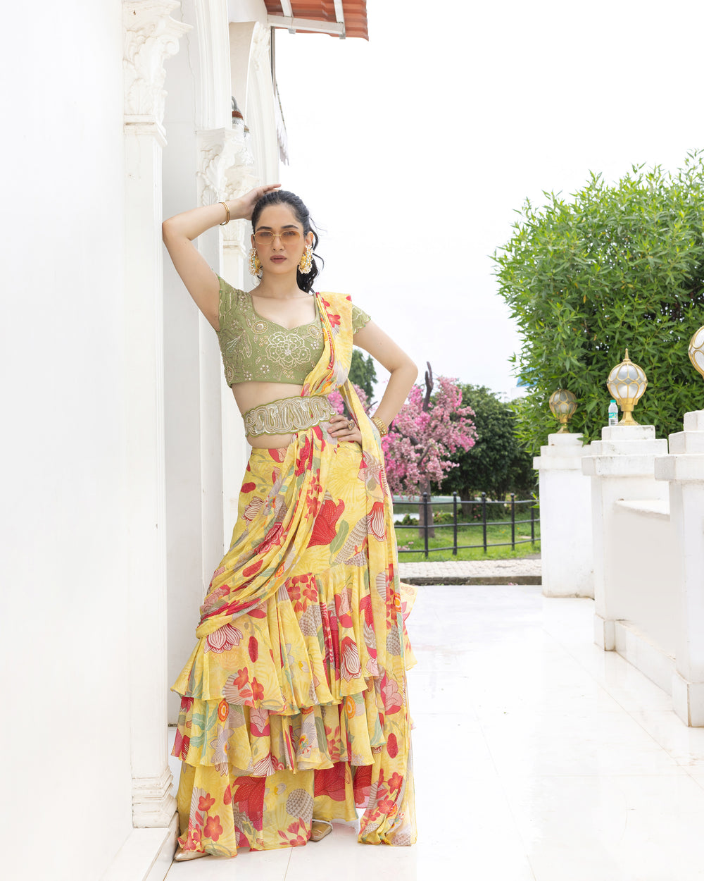 Golden Hour Saree