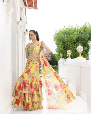 Golden Hour Saree