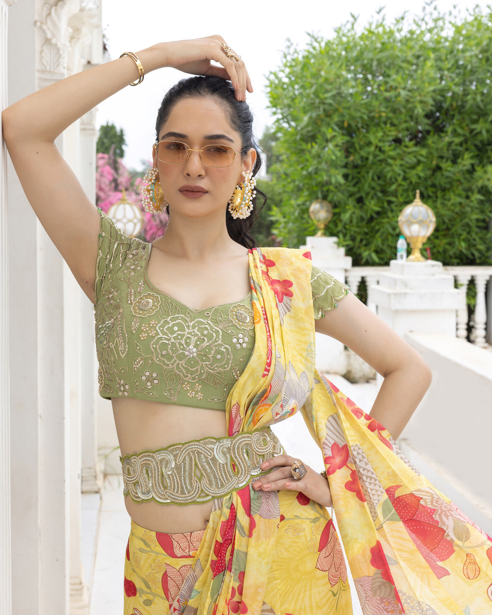 Golden Hour Saree