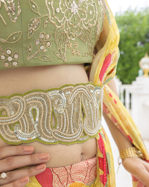 Golden Hour Saree