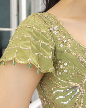 Golden Hour Saree