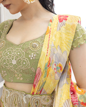Golden Hour Saree