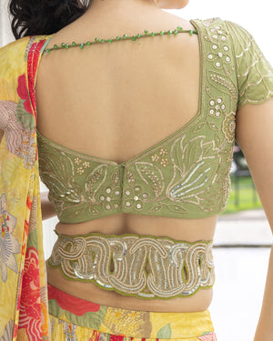 Golden Hour Saree