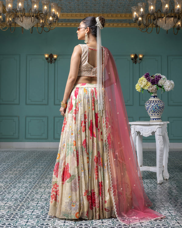 Roseveil Lehenga