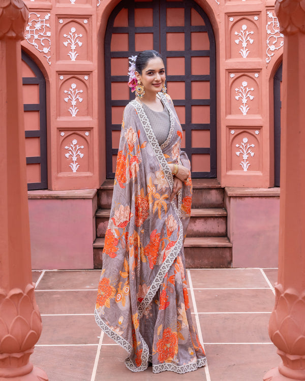 Sienna Garden Saree