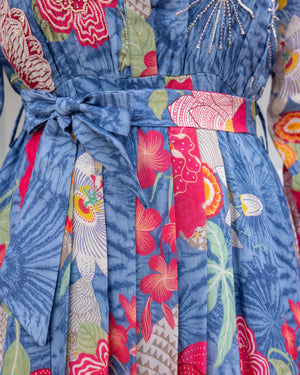 Pressed Flower Shirt Dress
