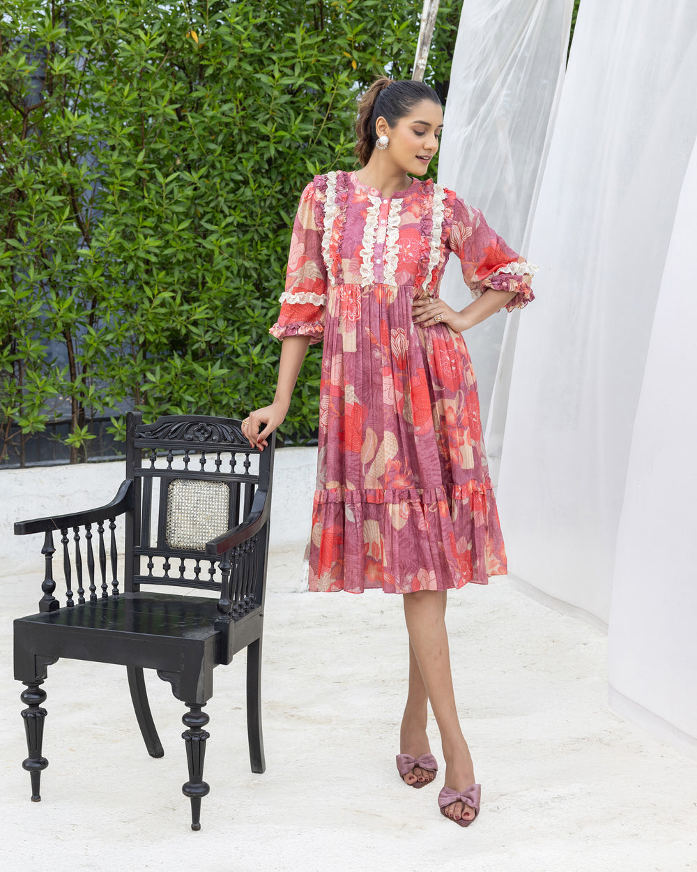 Dusty Bloom Everyday Dress