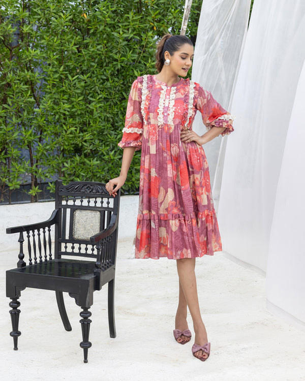 Dusty Bloom Everyday Dress