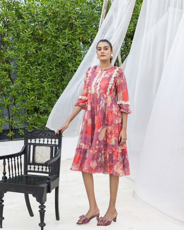Dusty Bloom Everyday Dress