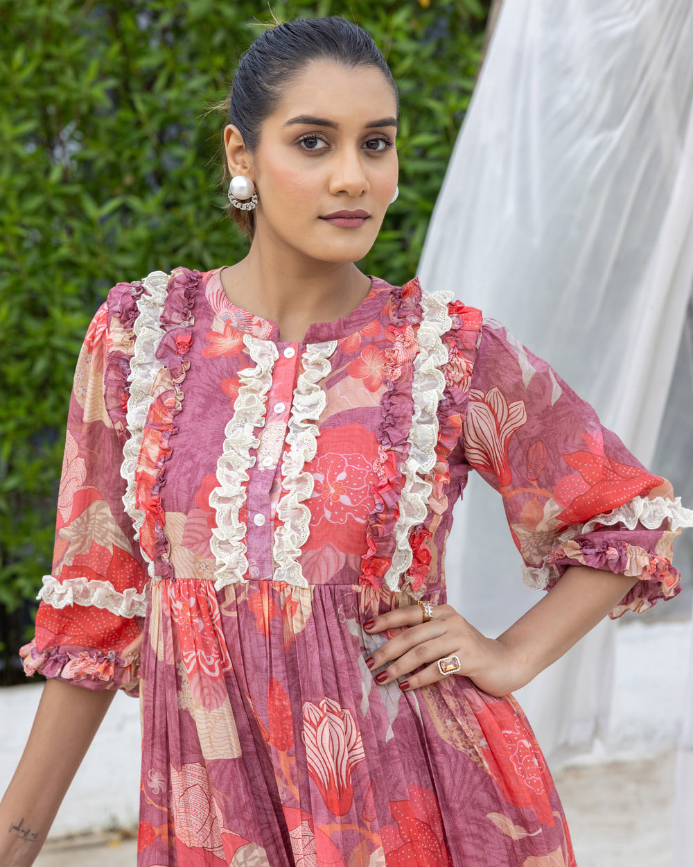 Dusty Bloom Everyday Dress