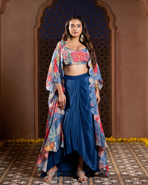 Indigo Mirage Three-Piece Set