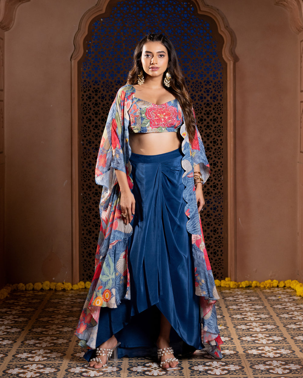 Indigo Mirage Three-Piece Set