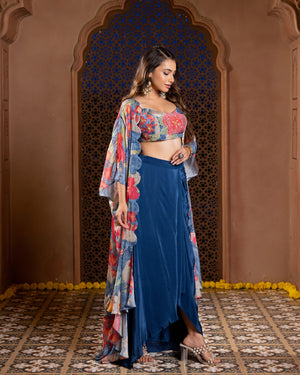 Indigo Mirage Three-Piece Set