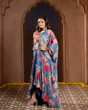 Indigo Mirage Three-Piece Set